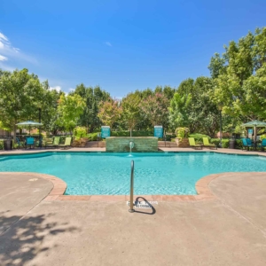 Wide angle view of Pool at Villas of spring creek